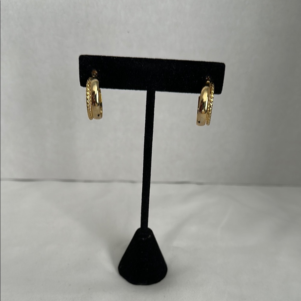 Elegant Gold Hoop Earrings